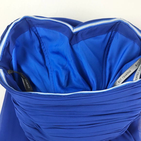 Bill Levkoff Strapless Bridesmaid Dress in Horizon - Picture 8 of 8